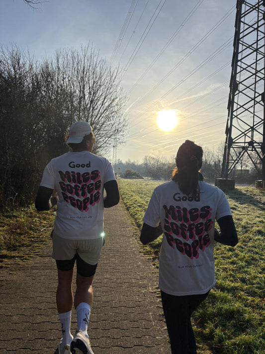Running Shirt Good Miles Coffee People