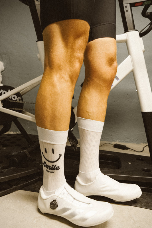 Performance Aero Radsocken "Smile every Mile"