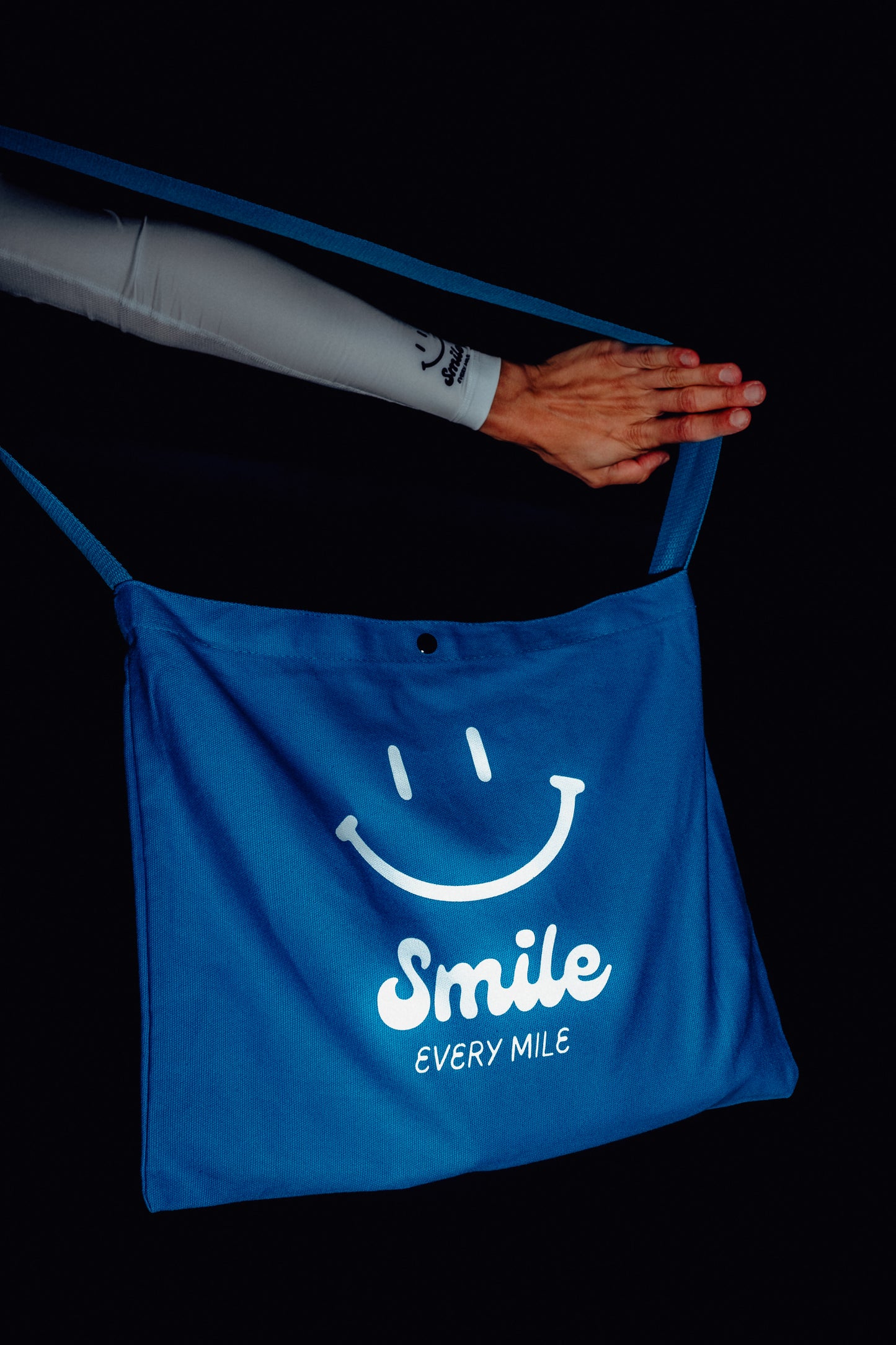 Umhängetasche x Musette"Smile every Mile"