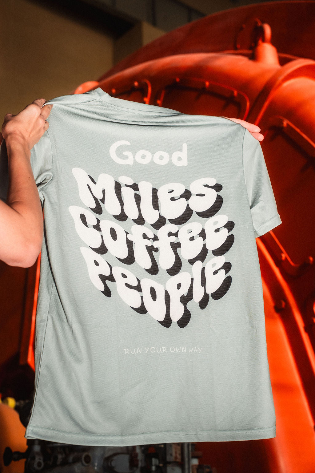 Running Shirt Good Miles Coffee People (4 Farben)