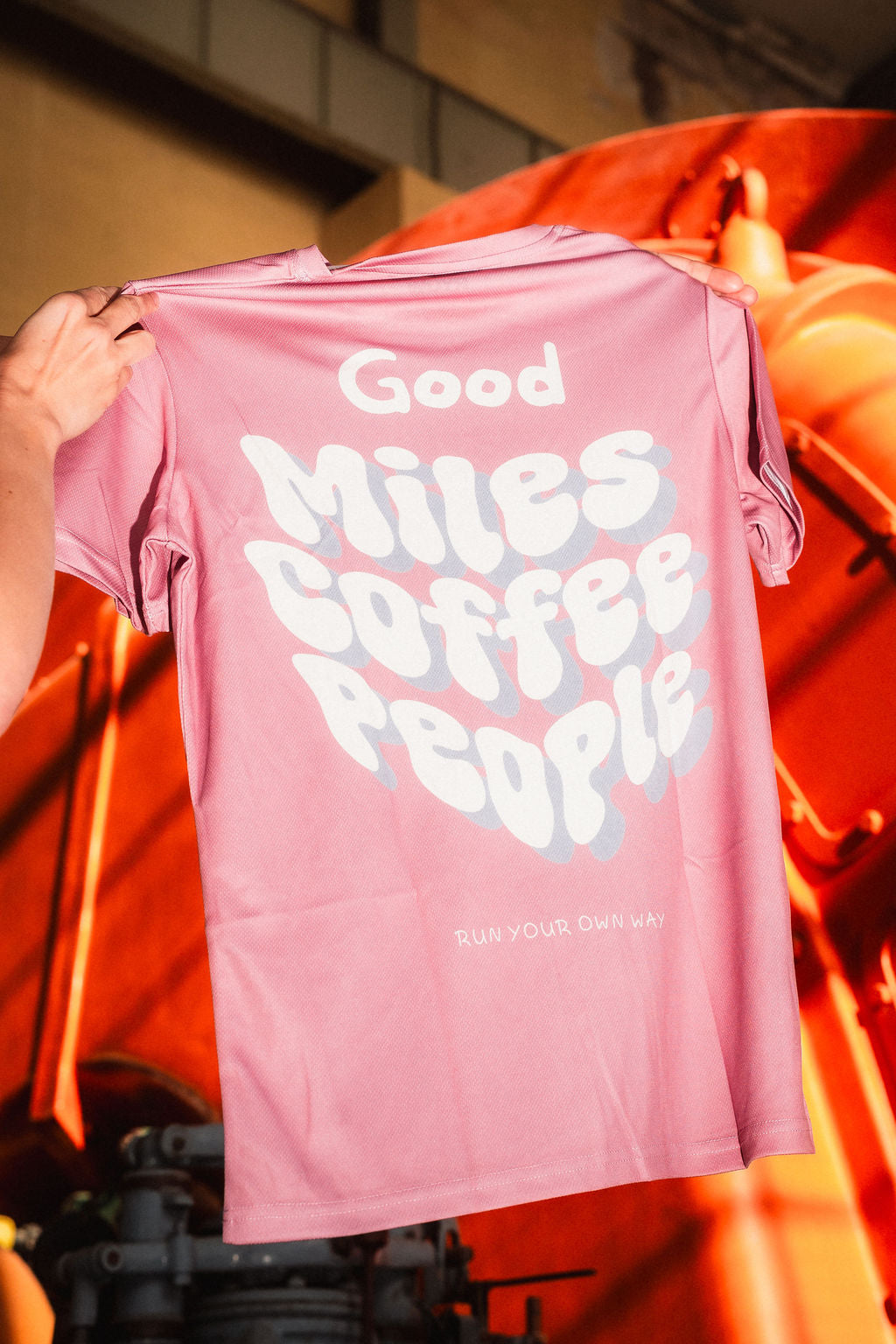 Running Shirt Good Miles Coffee People (4 Farben)