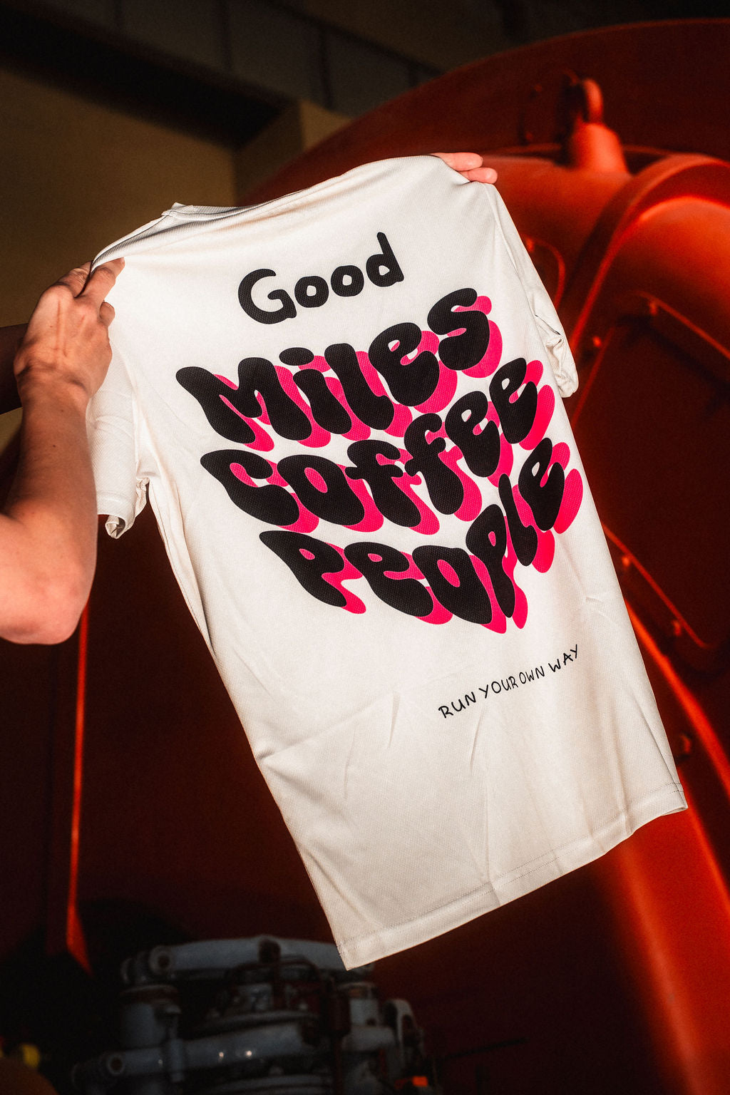 Running Shirt Good Miles Coffee People (4 Farben)