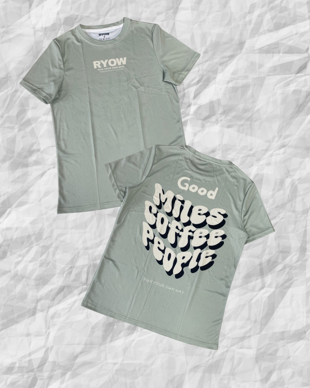 Running Shirt Good Miles Coffee People (5 Farben)