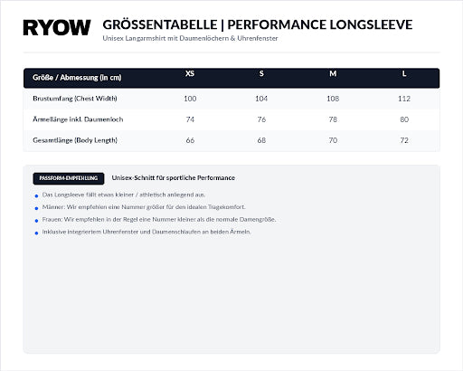Performance Running Longsleeve (2 Farben)