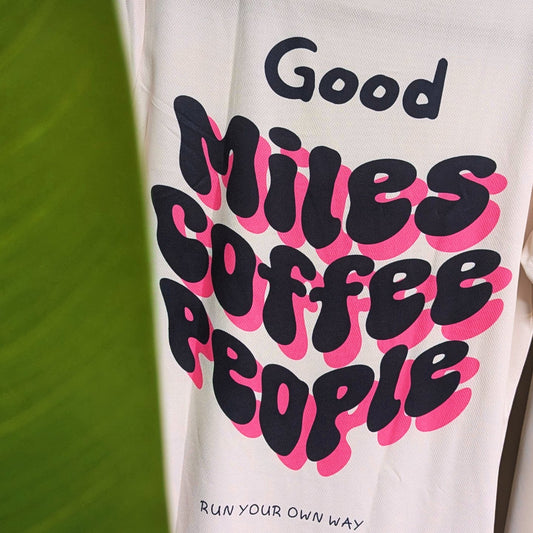Running Shirt Good Miles Coffee People