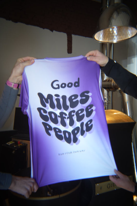 Running Shirt Good Miles Coffee People